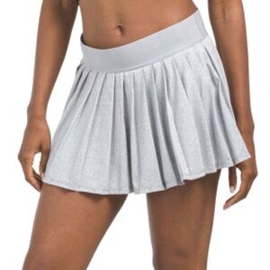 Kyodan Women’s Silver Grey Pleated Tennis Pickleball Skort